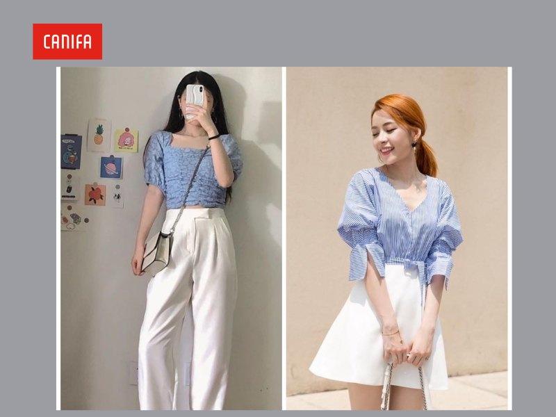Cách cắm hoa màu xanh nước biển kết hợp với các màu sắc khác